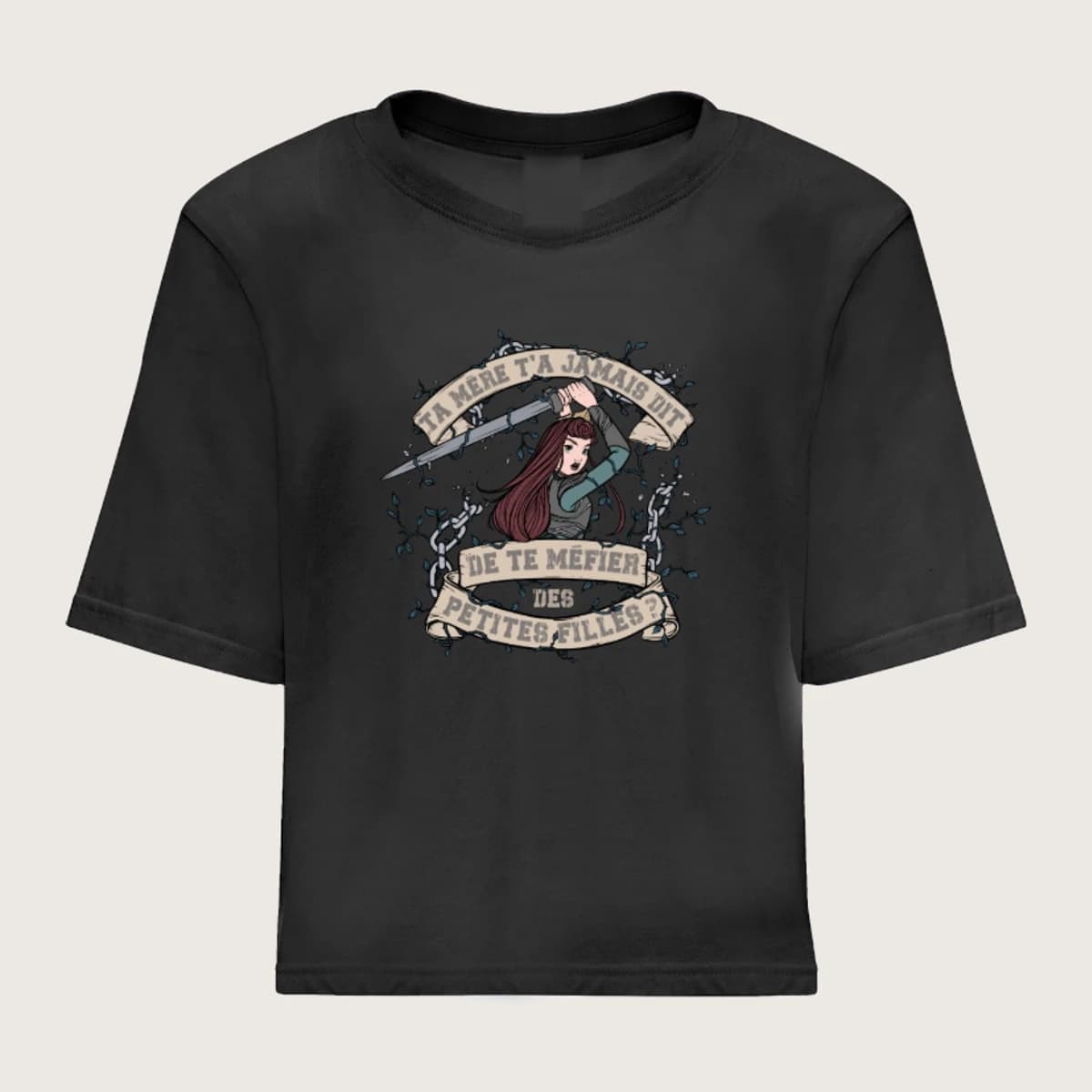 T-shirt court Petites filles